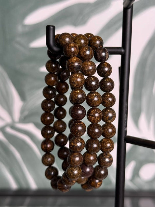 Bronsiet armband 8mm (kracht & zelfvertrouwen)