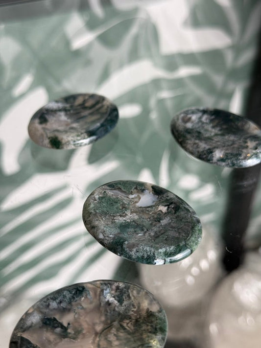 Mosagaat worry stone (groei & balans)