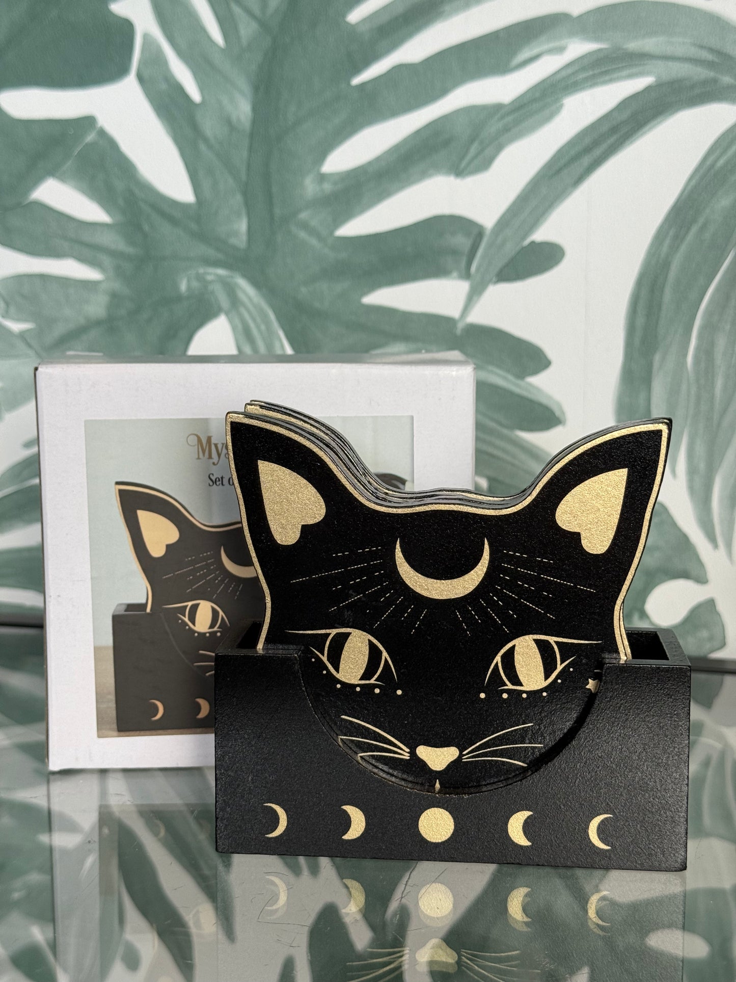 Moon Cat - onderzetter set