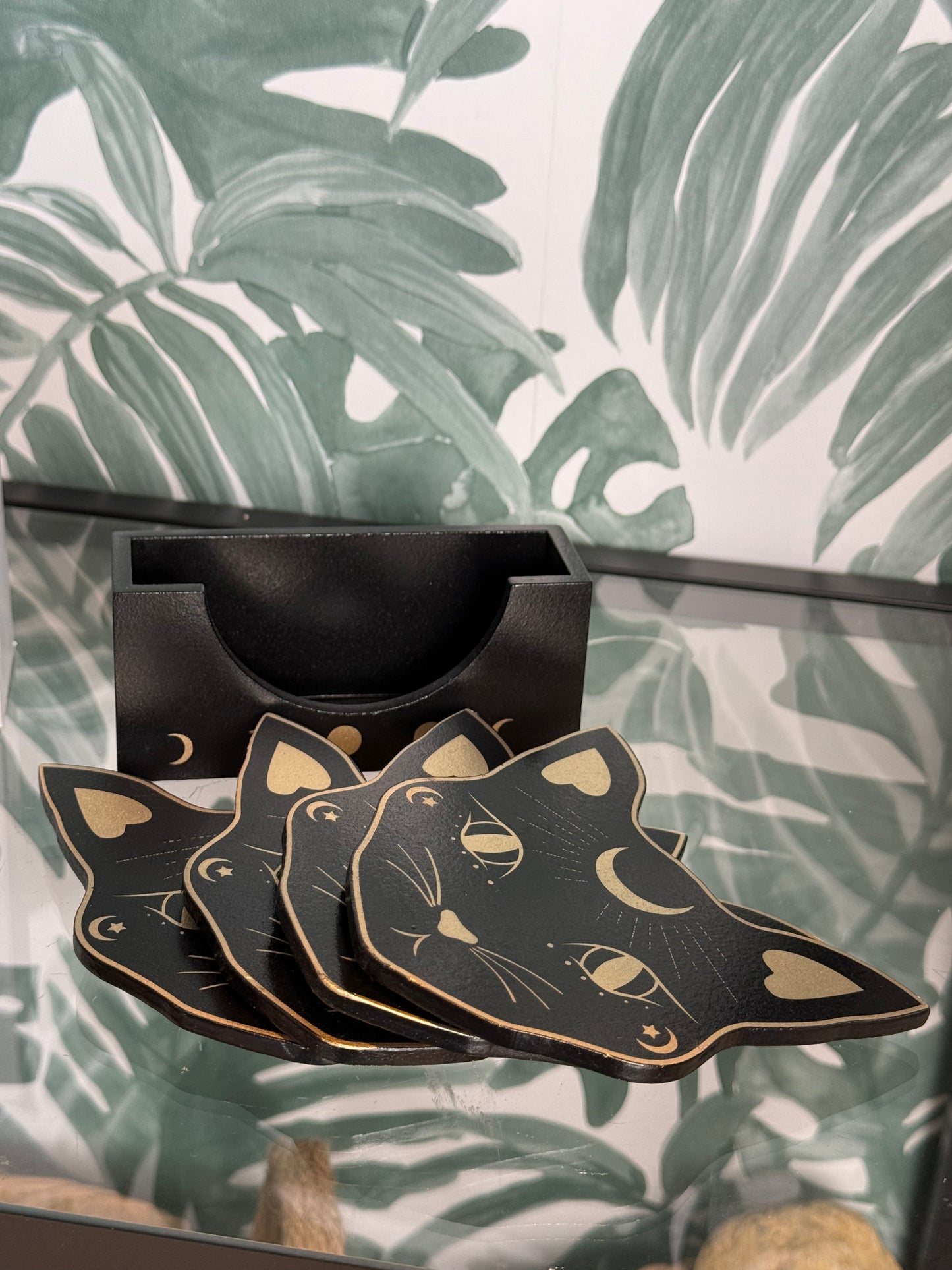 Moon Cat - onderzetter set