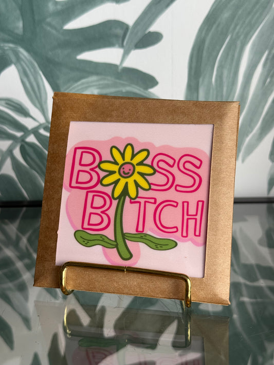 Tegeltje - boss bitch