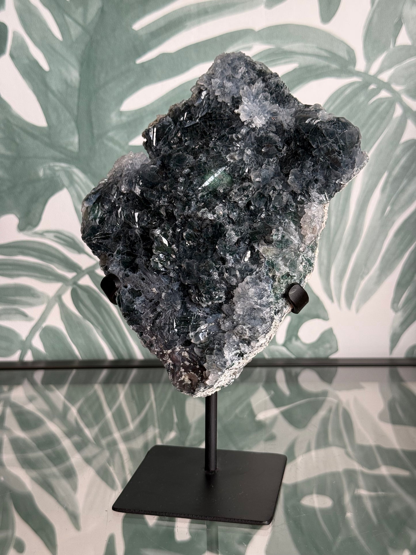 Flower amethyst op standaard -  #no.202