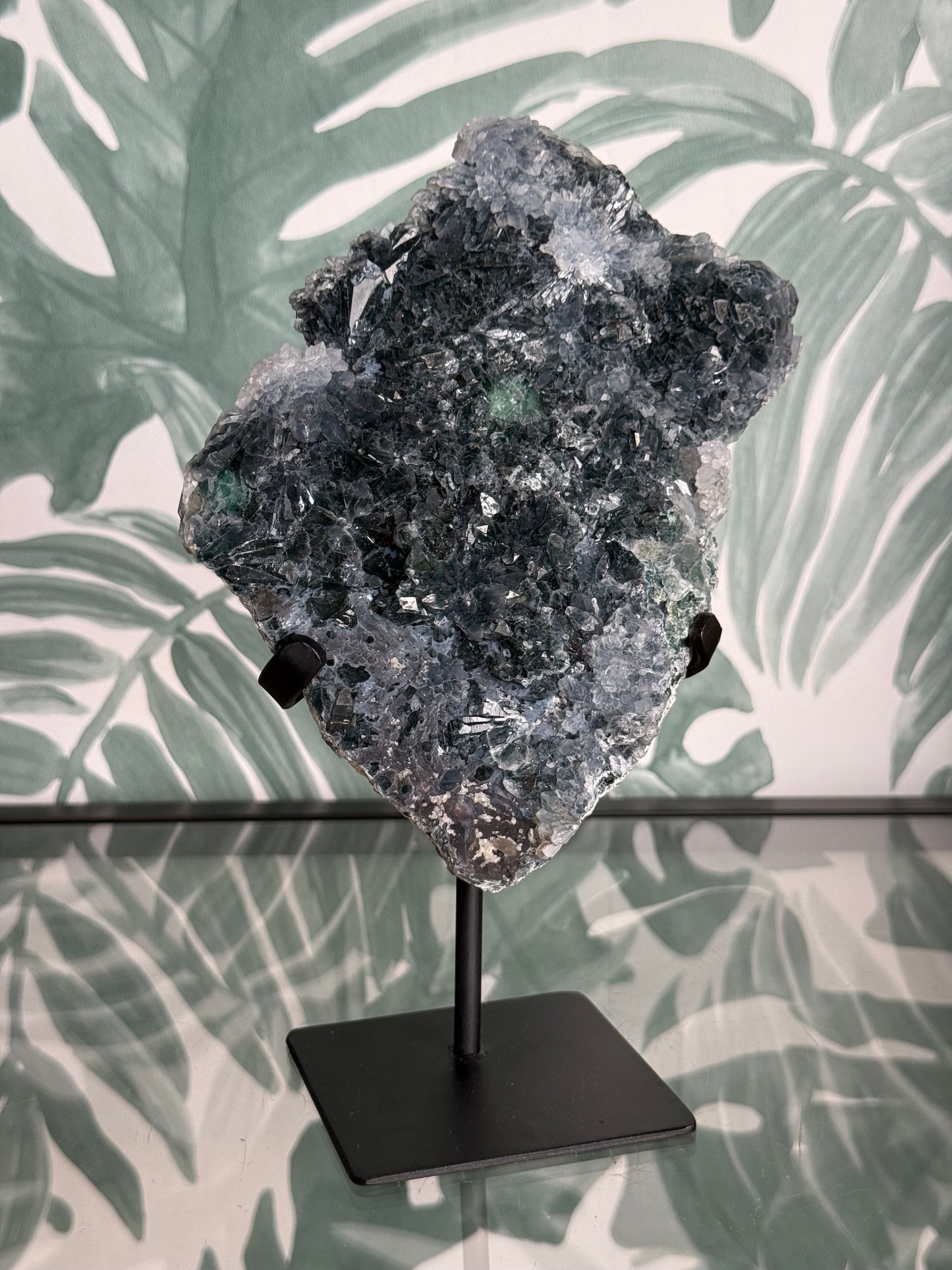 Flower amethyst op standaard -  #no.202