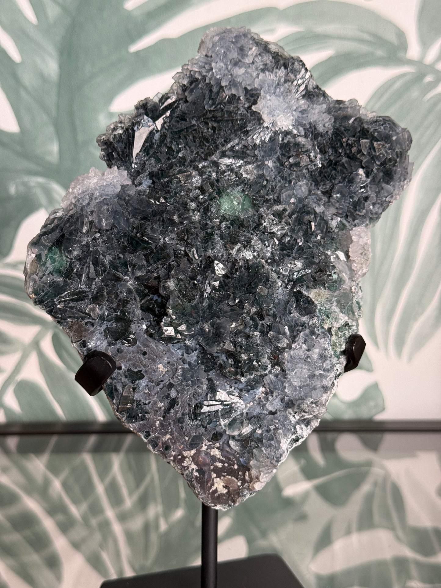 Flower amethyst op standaard -  #no.202