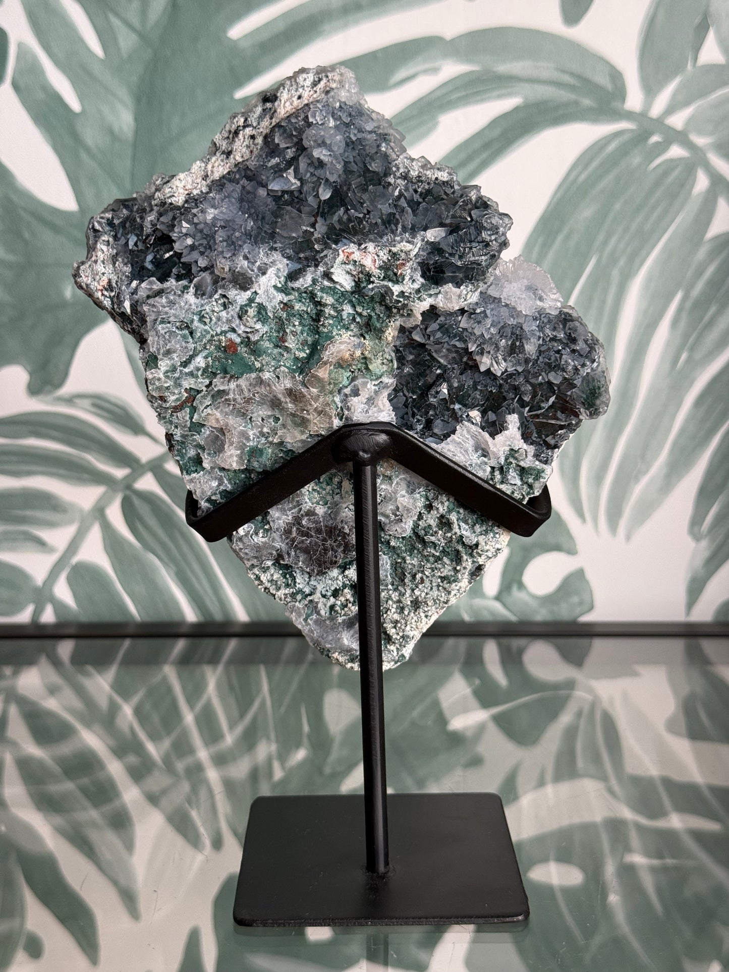 Flower amethyst op standaard -  #no.202
