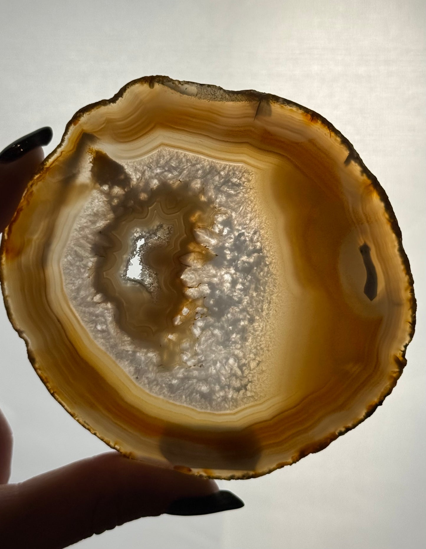 Agaat schijf natuurlijk - #no.223
