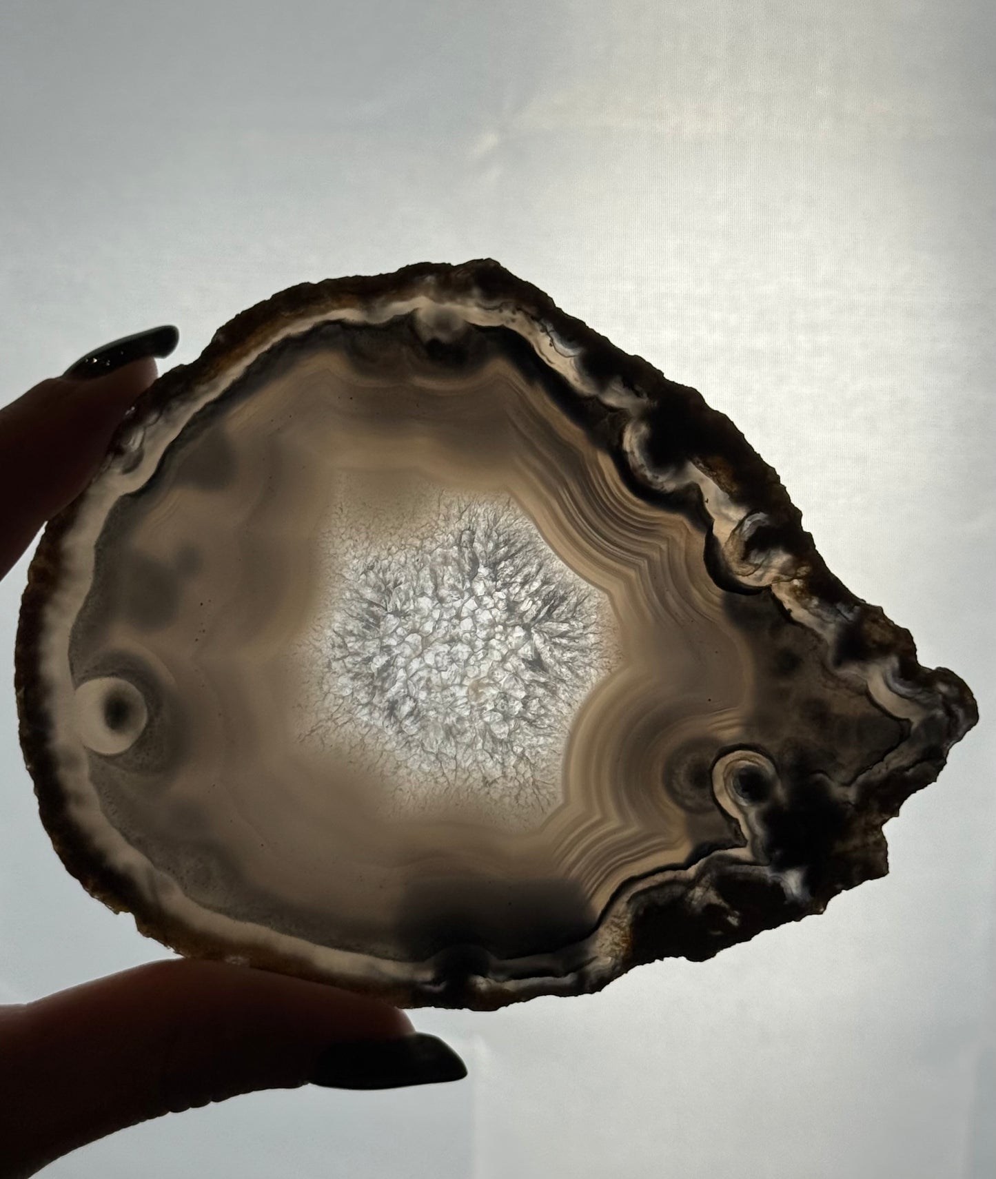 Agaat schijf natuurlijk - #no.225