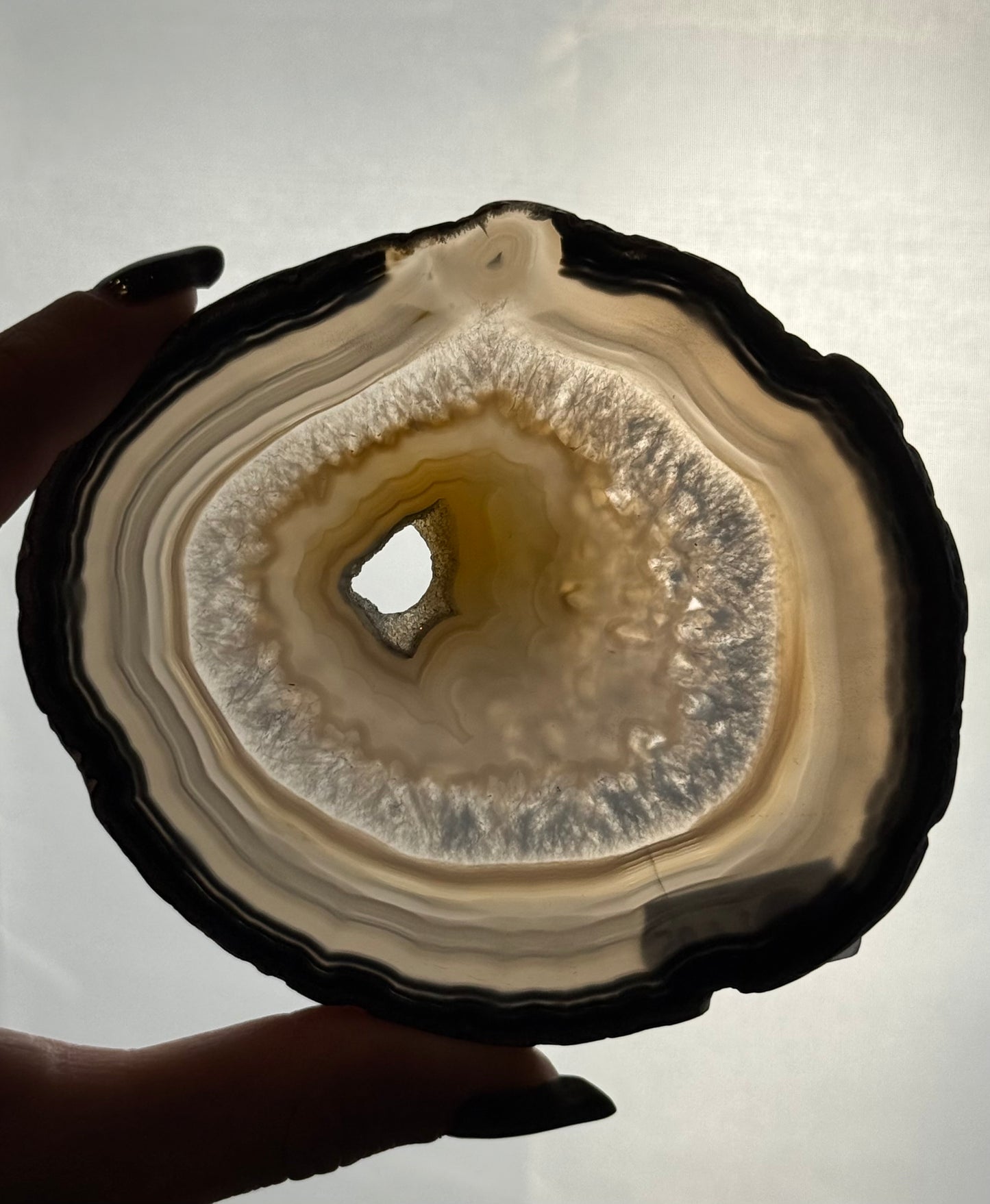 Agaat schijf natuurlijk - #no.227