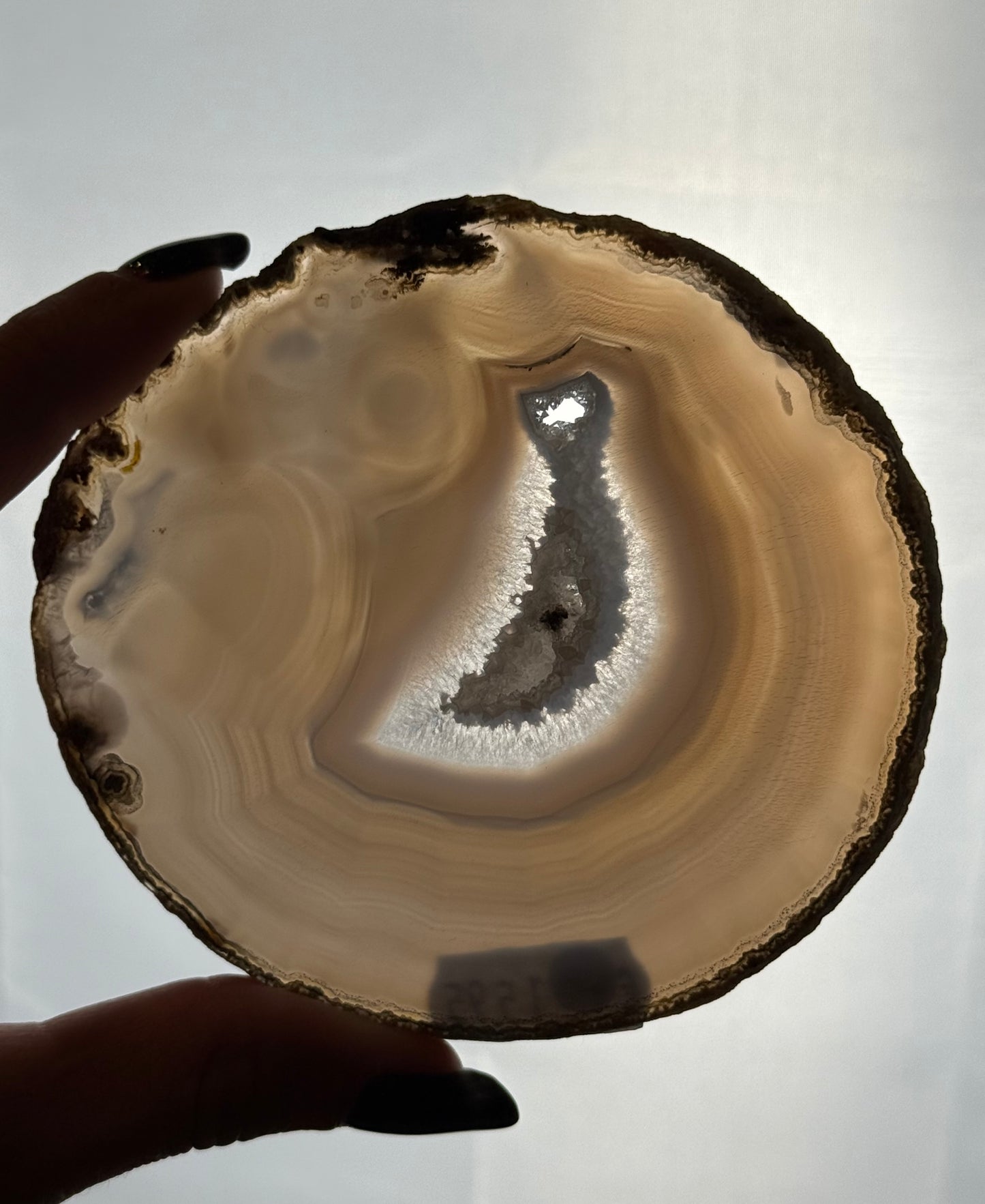 Agaat schijf natuurlijk - #no.234