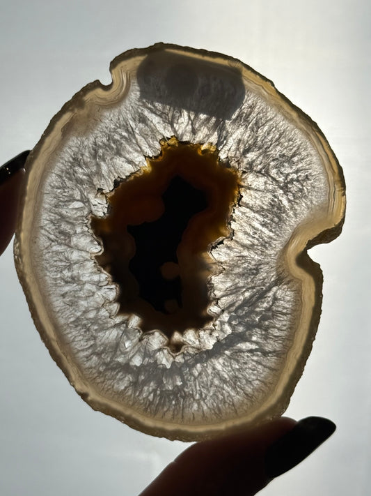Agaat schijf natuurlijk - #no.239