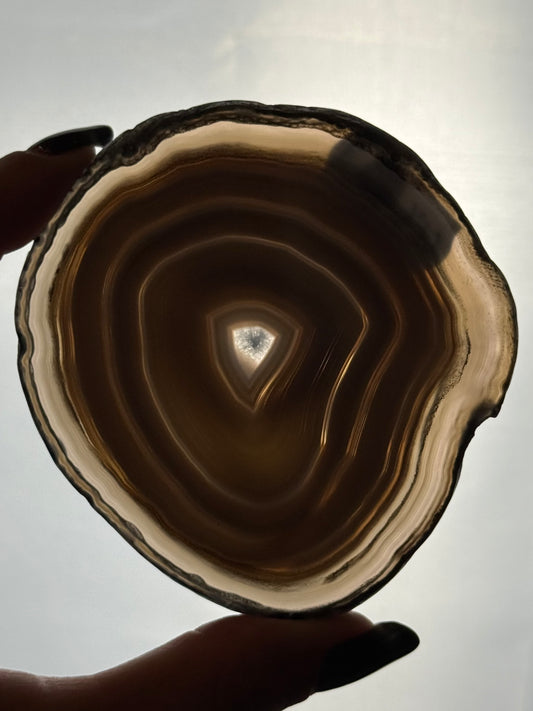 Agaat schijf natuurlijk - #no.240
