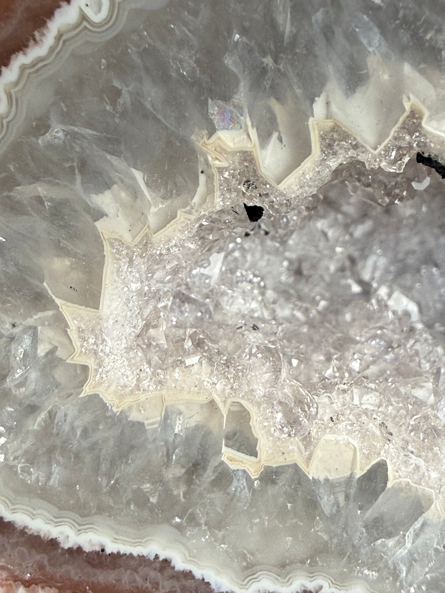 Agaat geode paar - no.243