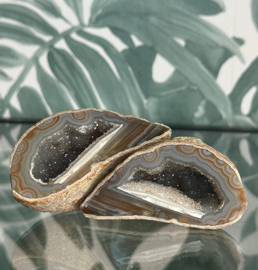 Agaat geode paar - no.244