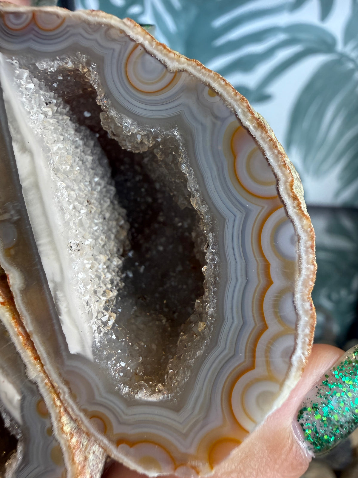 Agaat geode paar - no.244
