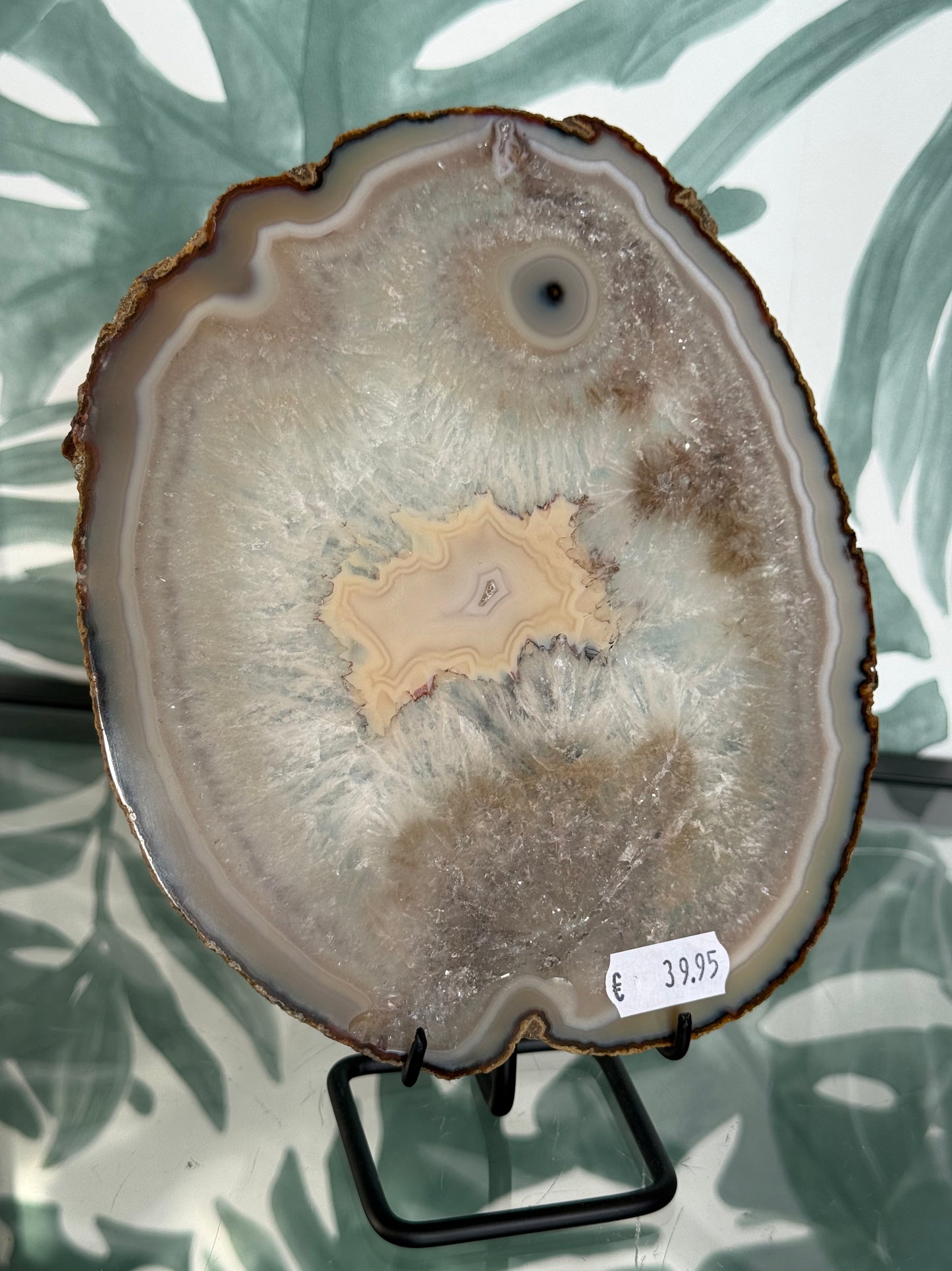 Agaatschijf natuurlijk #no.90