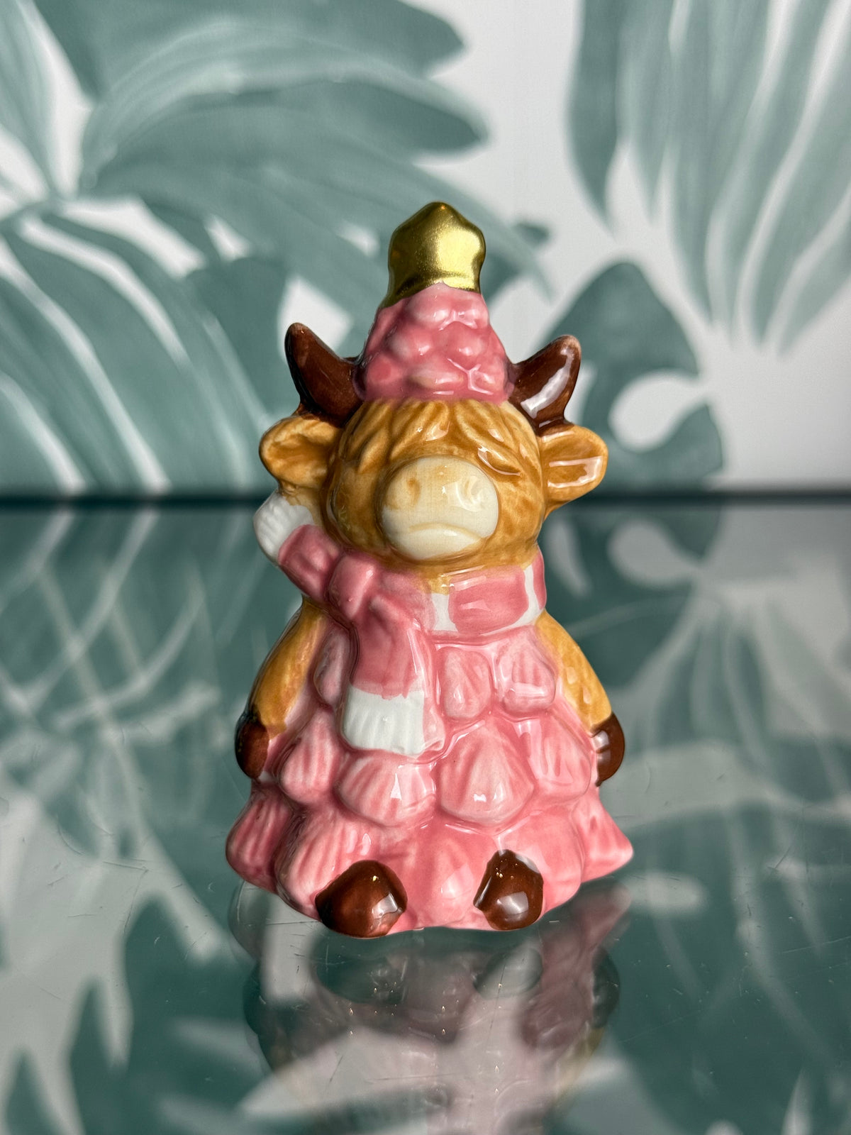 Schotse Hooglander beeldje – Keramiek | 9 cm