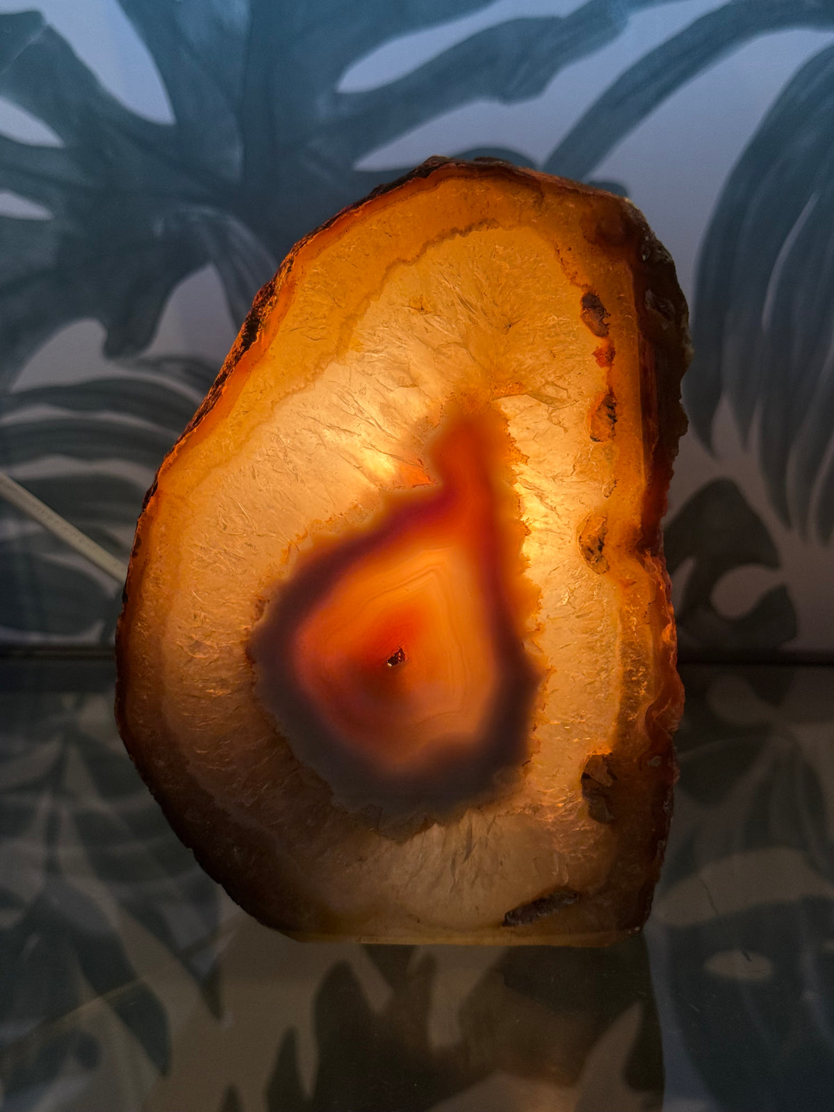 Agaat geode lamp - no.1