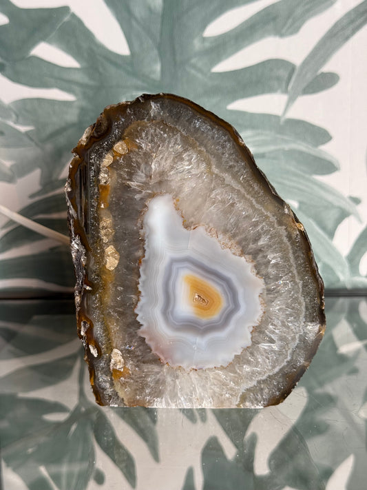 Agaat geode lamp - no.2