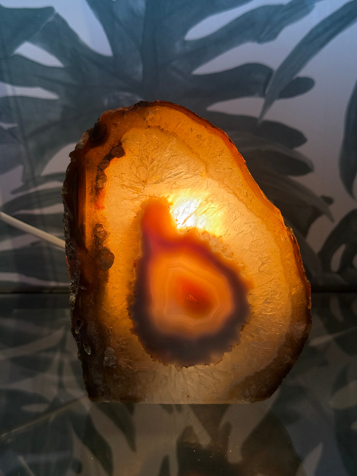 Agaat geode lamp - no.2