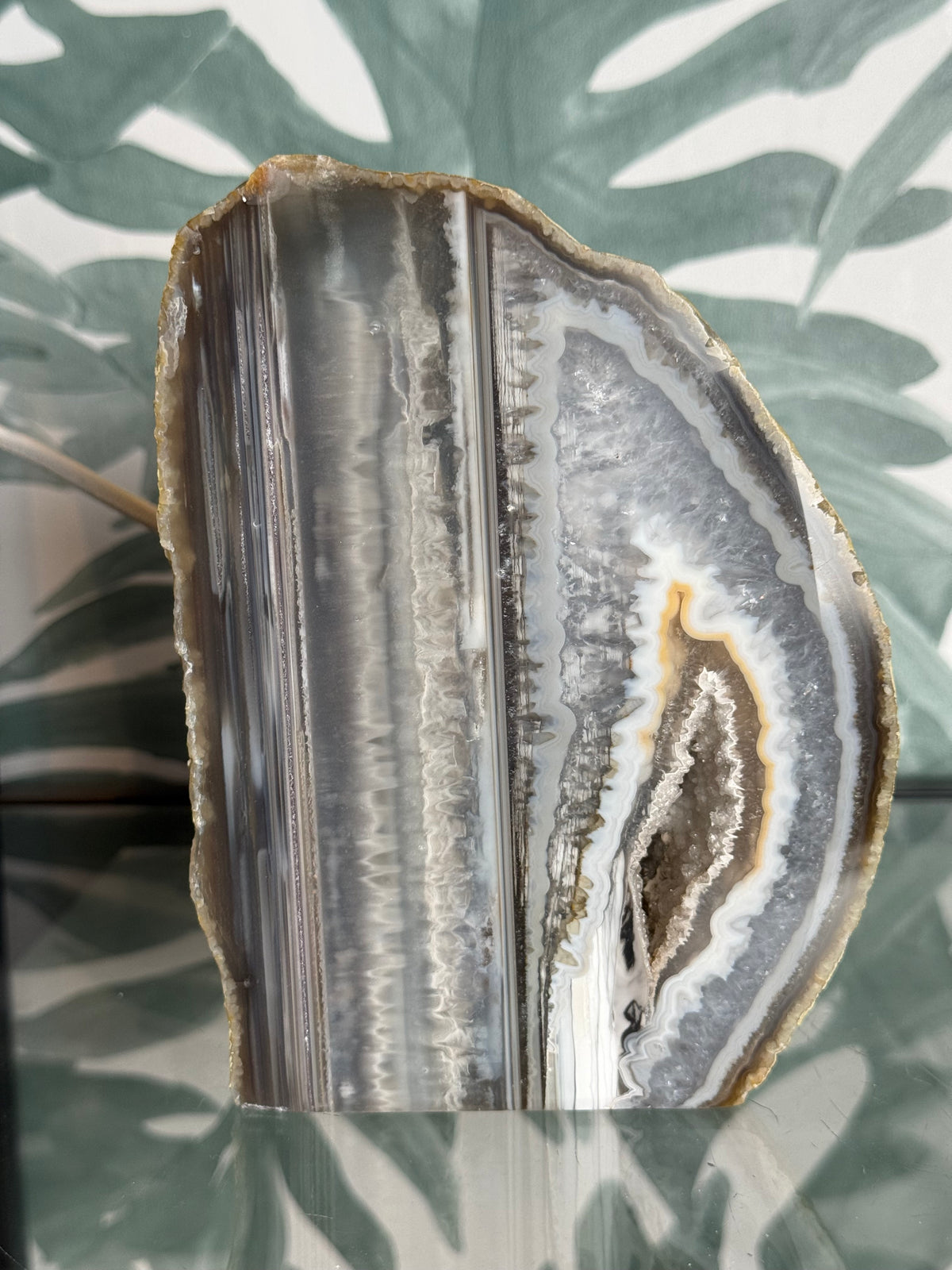 Agaat geode lamp - no.3