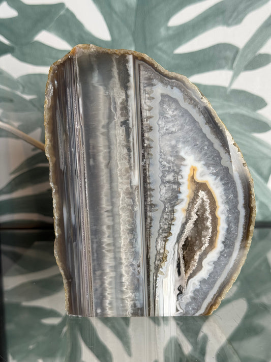 Agaat geode lamp - no.3