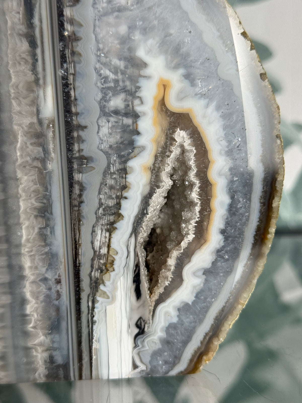 Agaat geode lamp - no.3