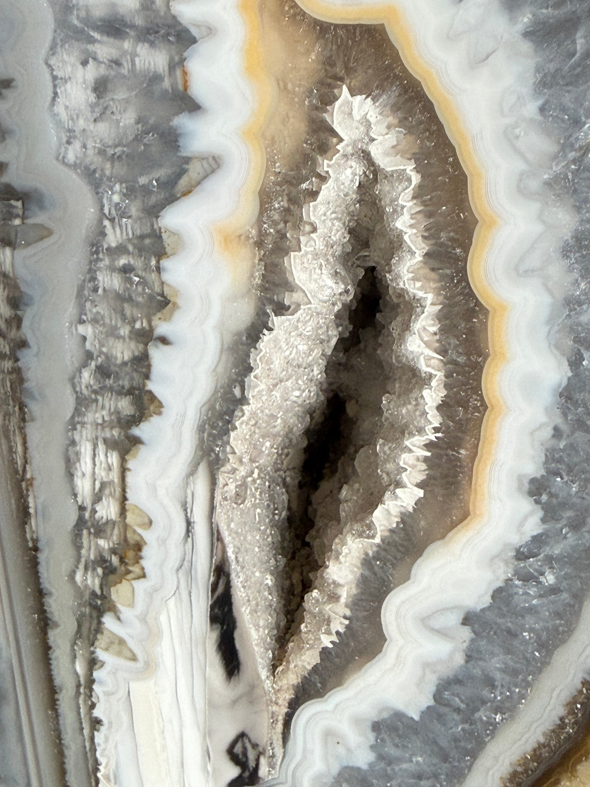 Agaat geode lamp - no.3