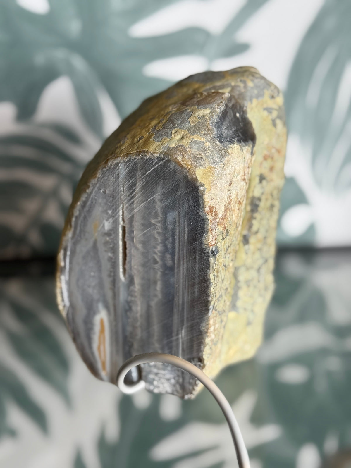 Agaat geode lamp - no.3
