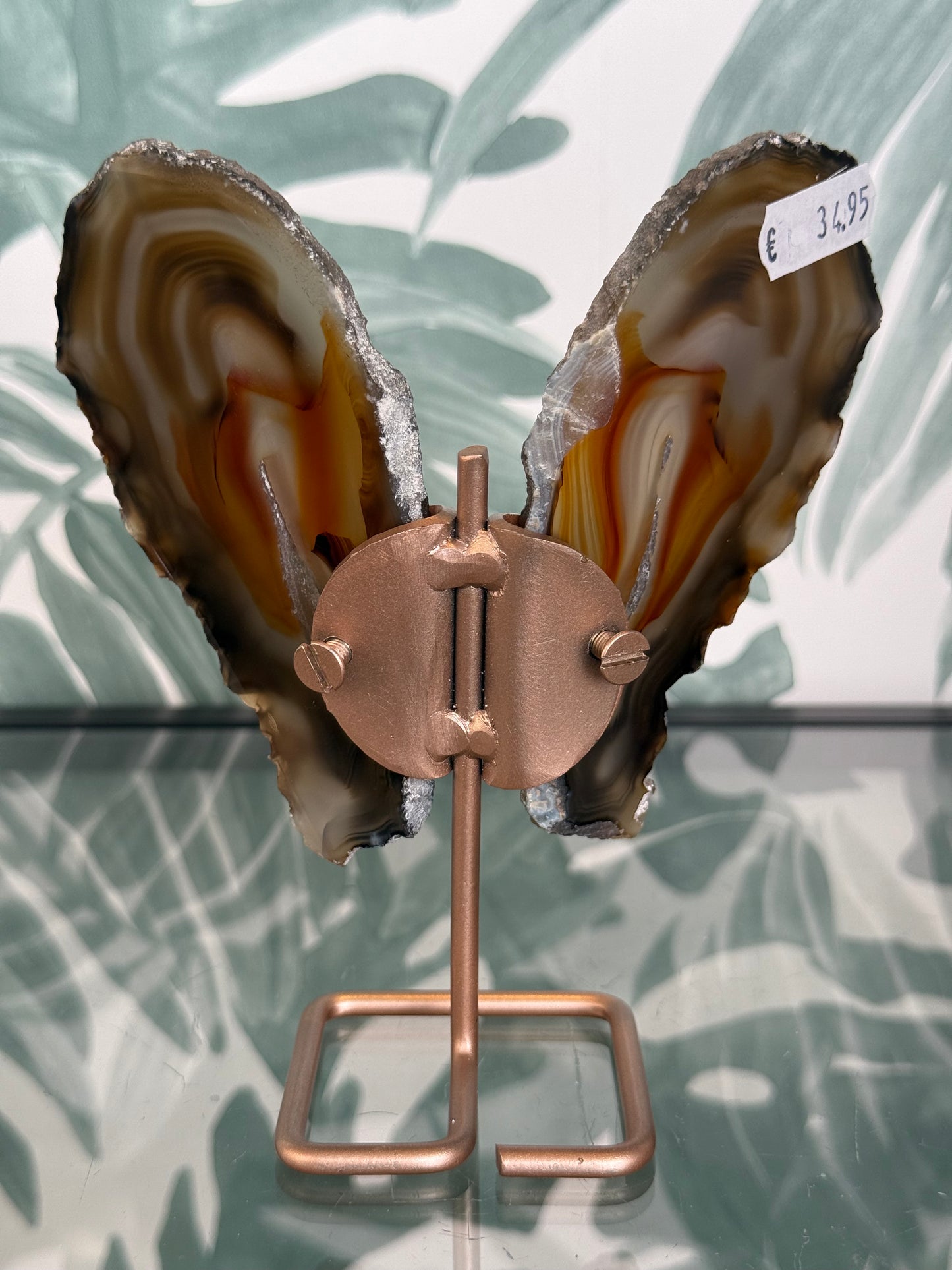 Agaat vlinder op standaard