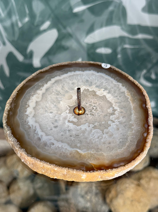 Agaat wierookhouder - no.9