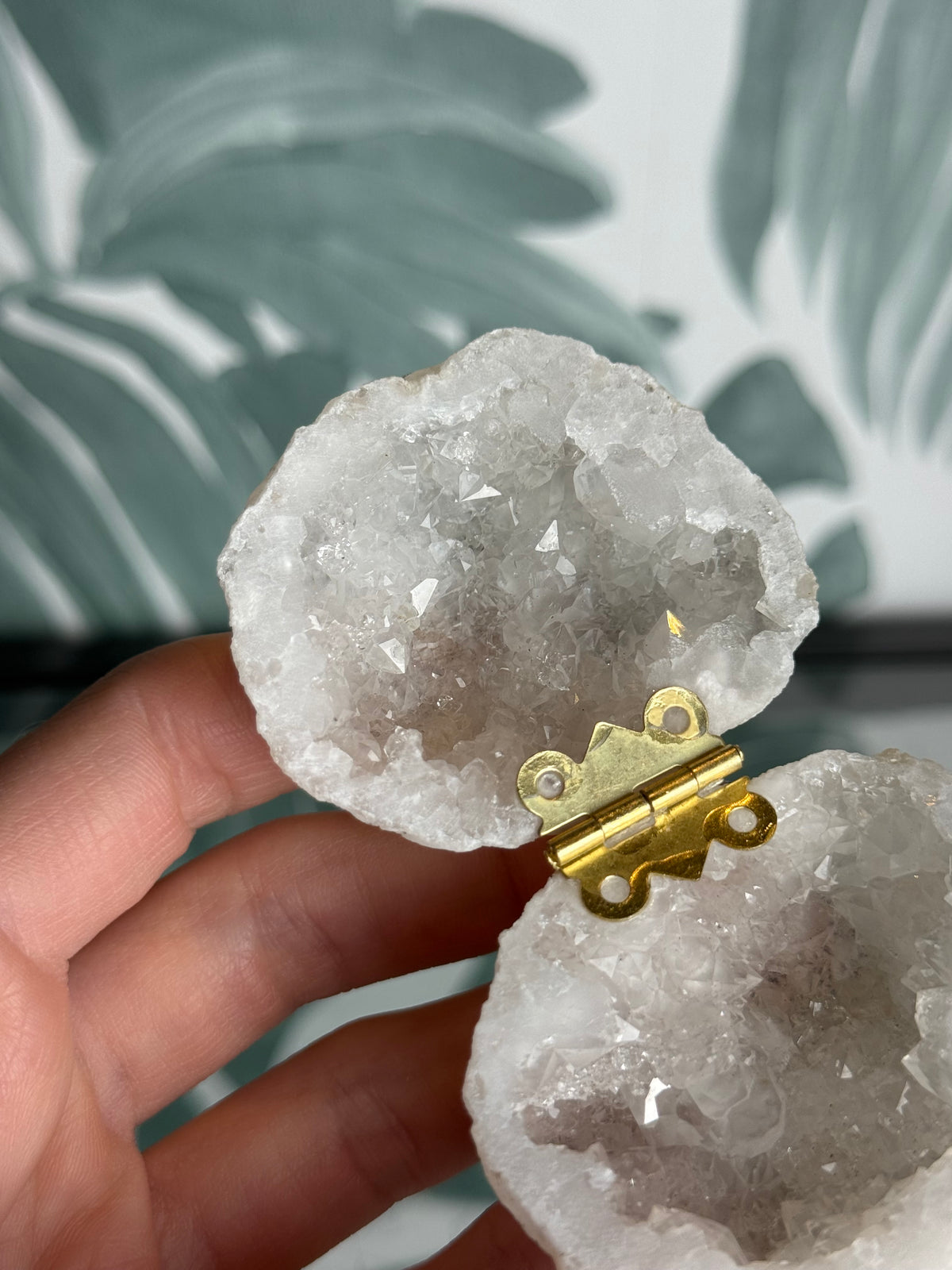 Kwarts geode sieradendoosje - no.267