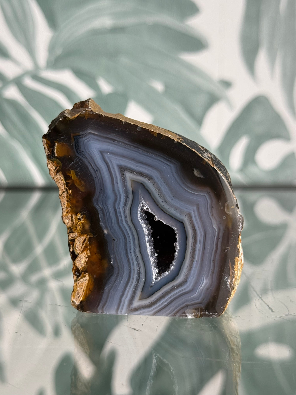 Agaat geode op standvlak - no.269