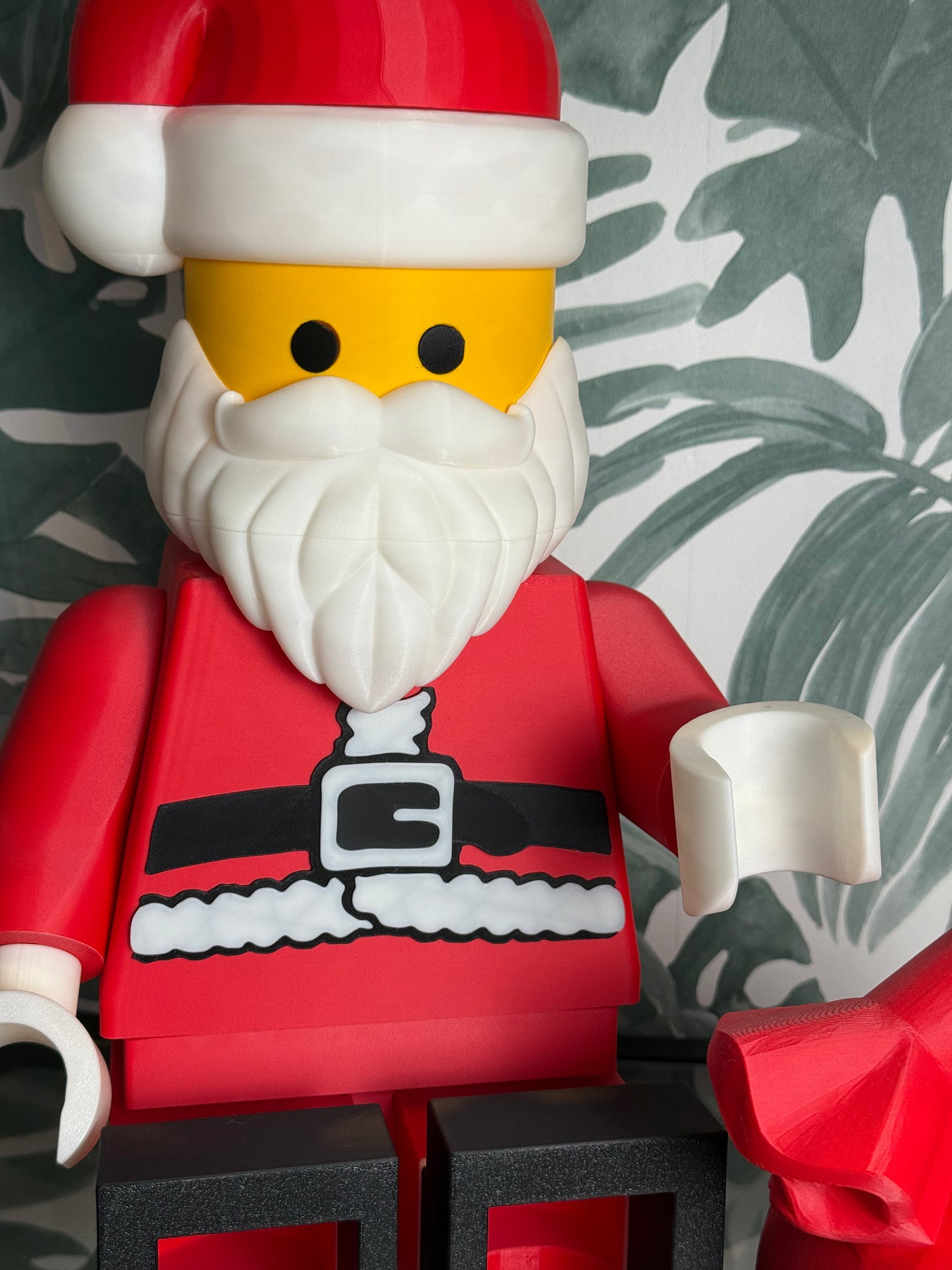 Brick stijl kerstman - 45 cm hoog