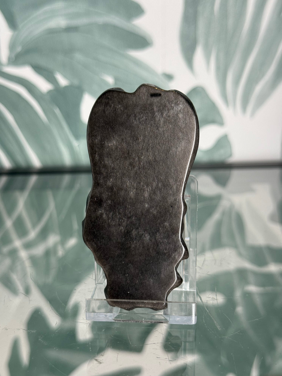 Zilver Obsidiaan Engel met Zilveren Flash – no.281