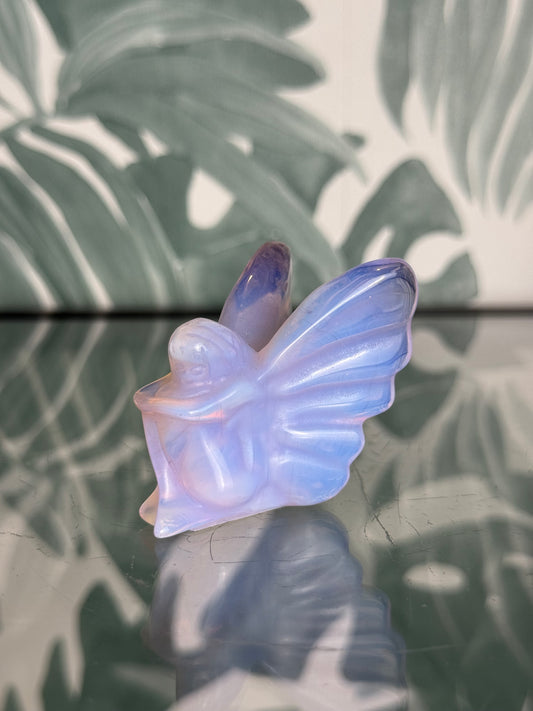 Roze Opliet Elfje met Vleugels – 5 cm