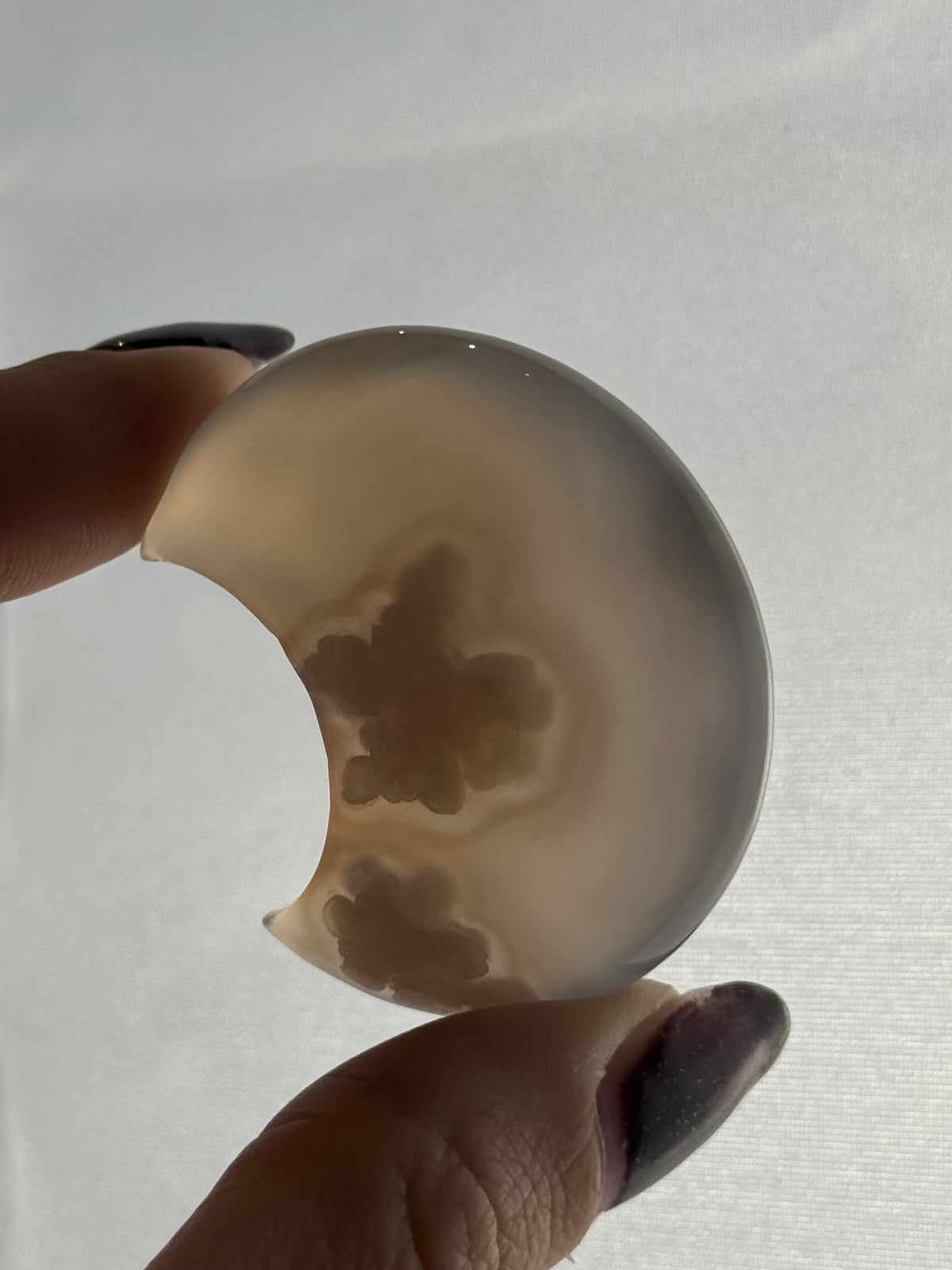Bloemagaat Maan | ± 5 cm | Exemplaar J