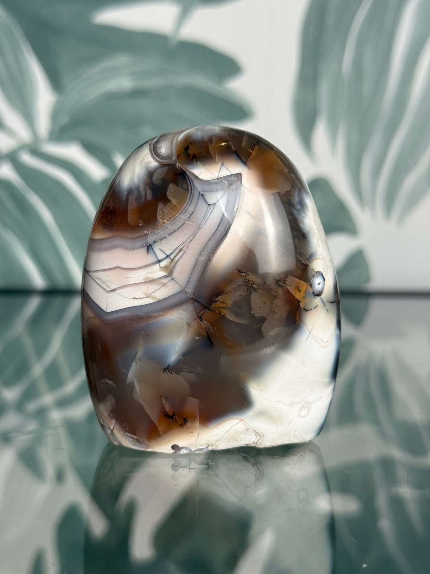 Orca agaat sculptuur - #no.144