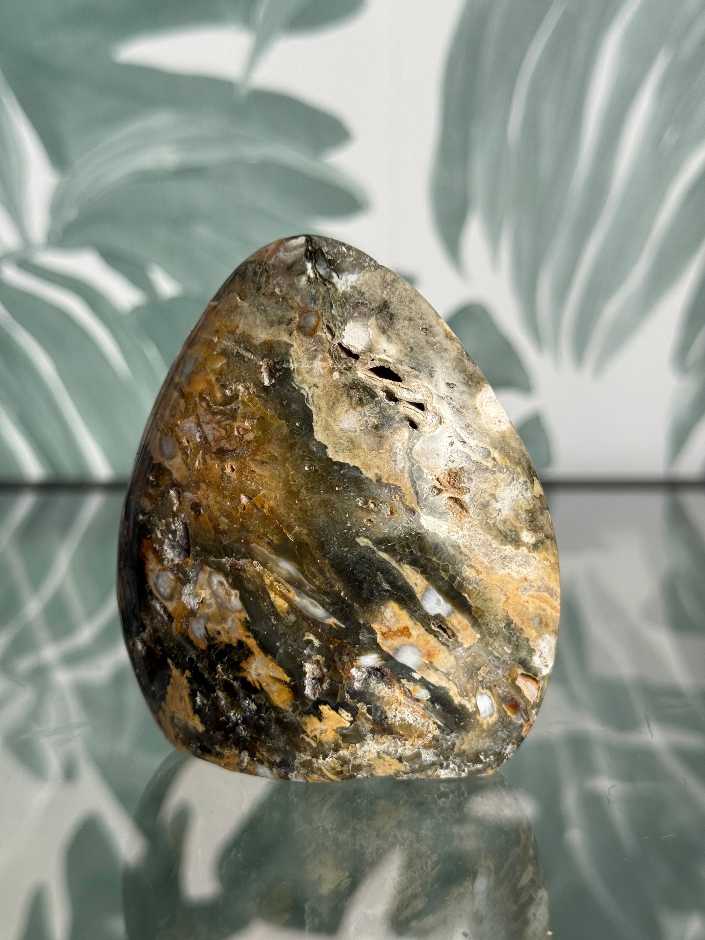 Oceaan jaspis sculptuur -#no.145