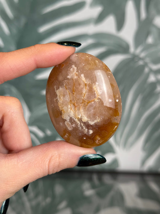 Bloemagaat handsteen -#no.156