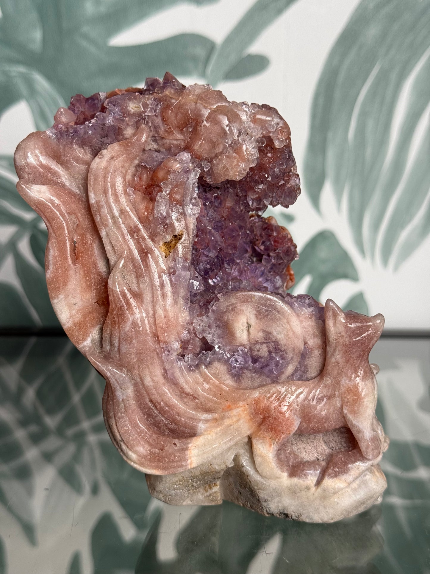 Roze amethist - Nine tailed fox