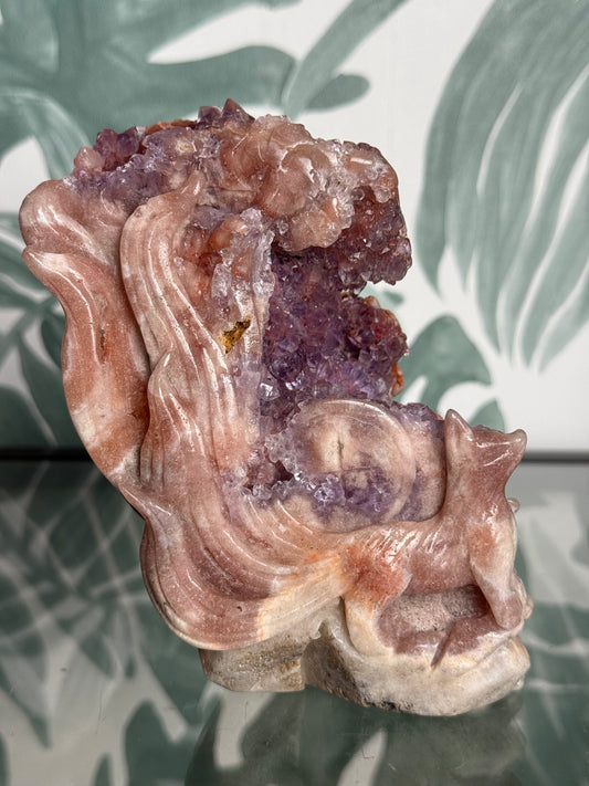 Roze amethist - Nine tailed fox