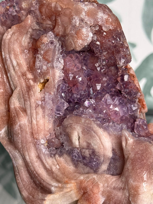 Roze amethist - Nine tailed fox