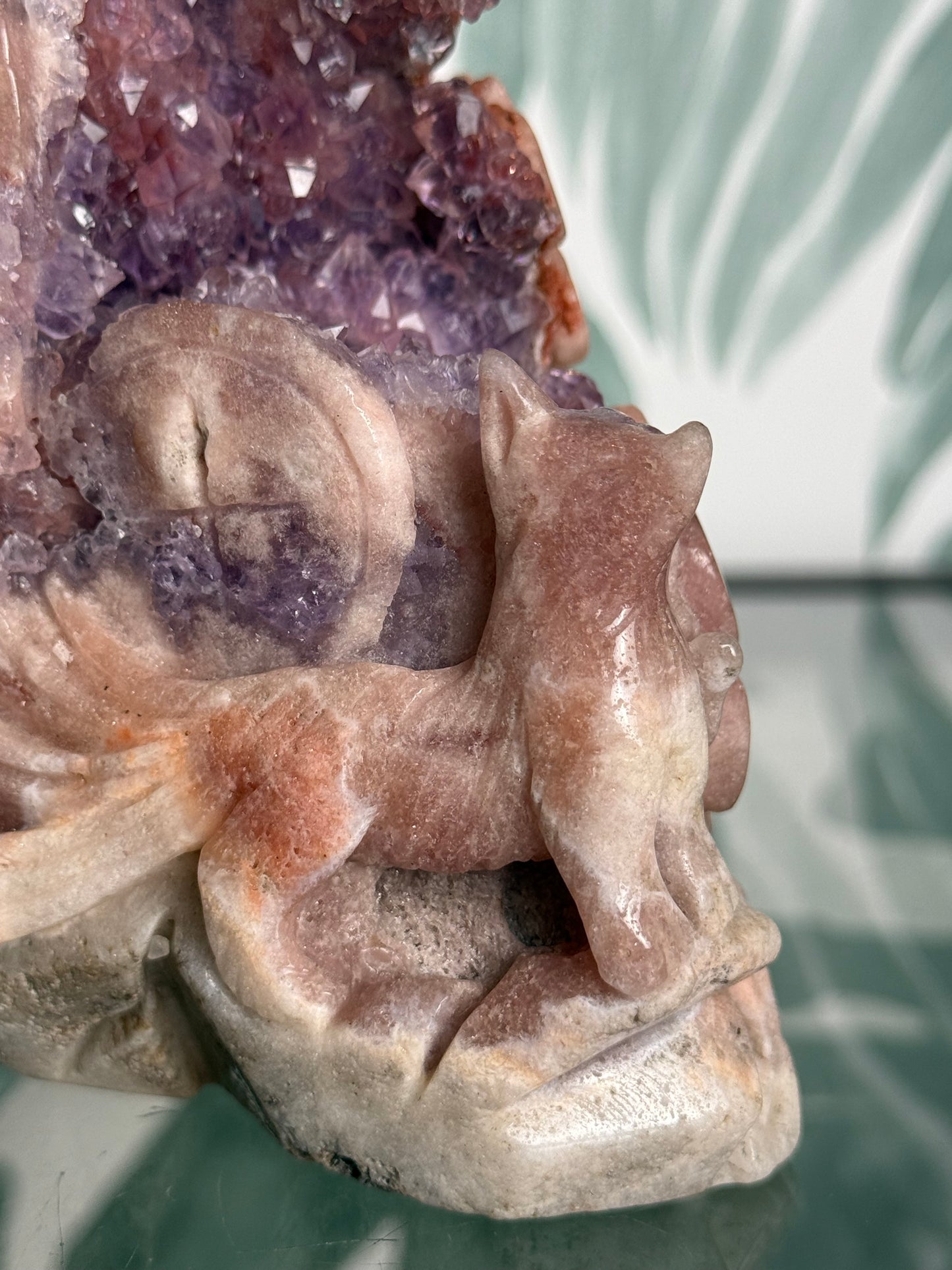 Roze amethist - Nine tailed fox