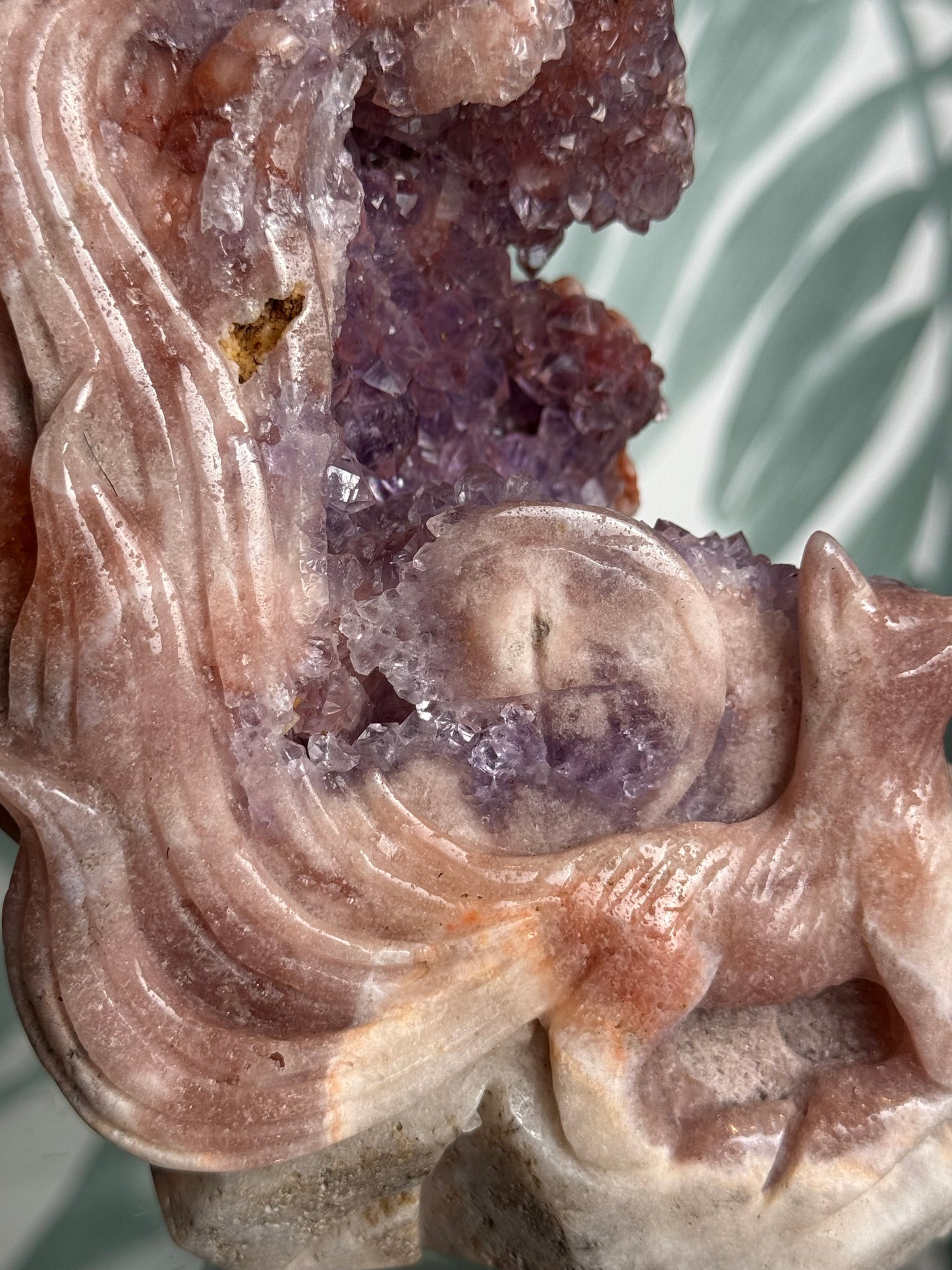 Roze amethist - Nine tailed fox