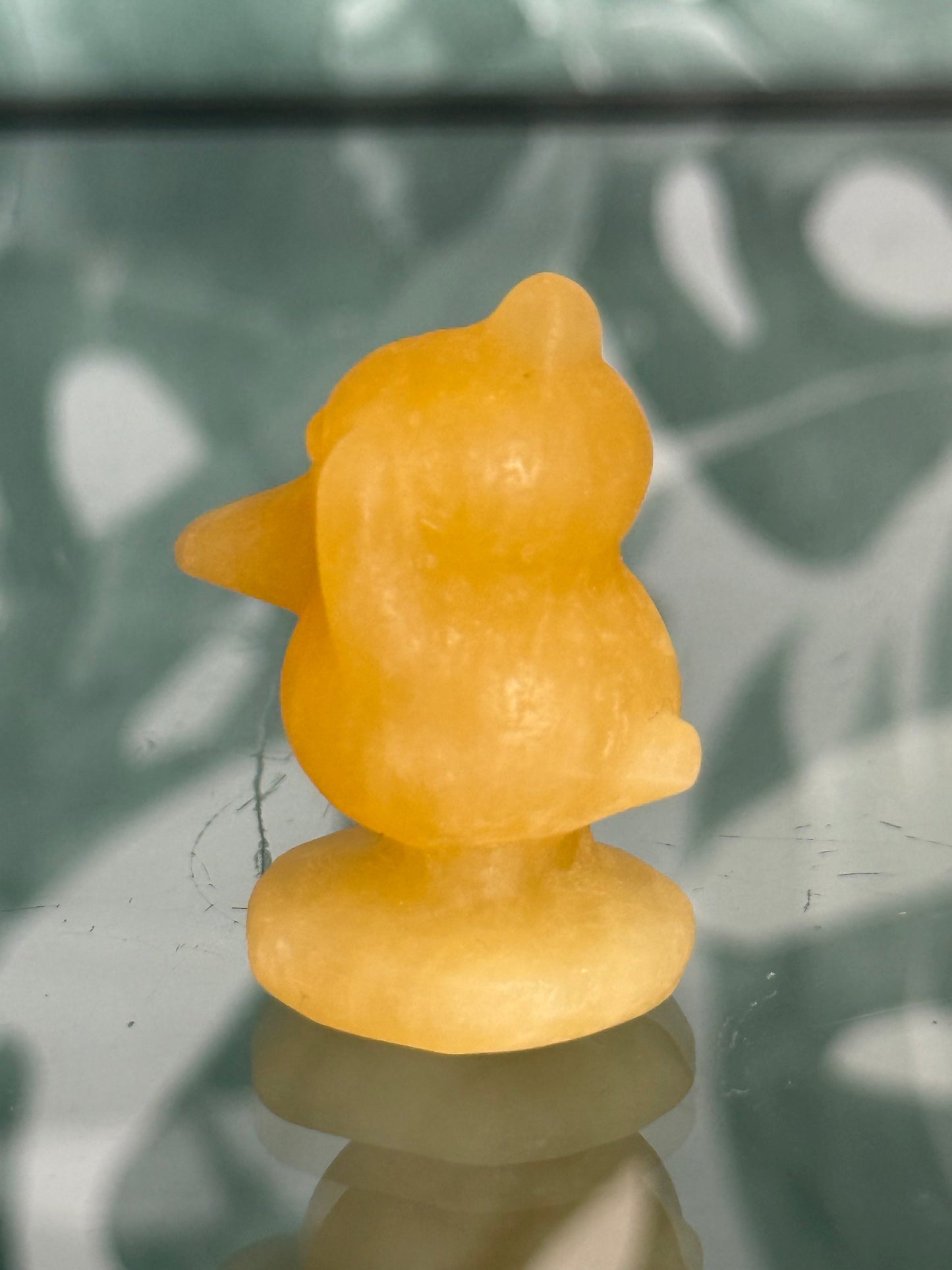 Gele calciet psyduck - Vrolijkheid & eigen kracht