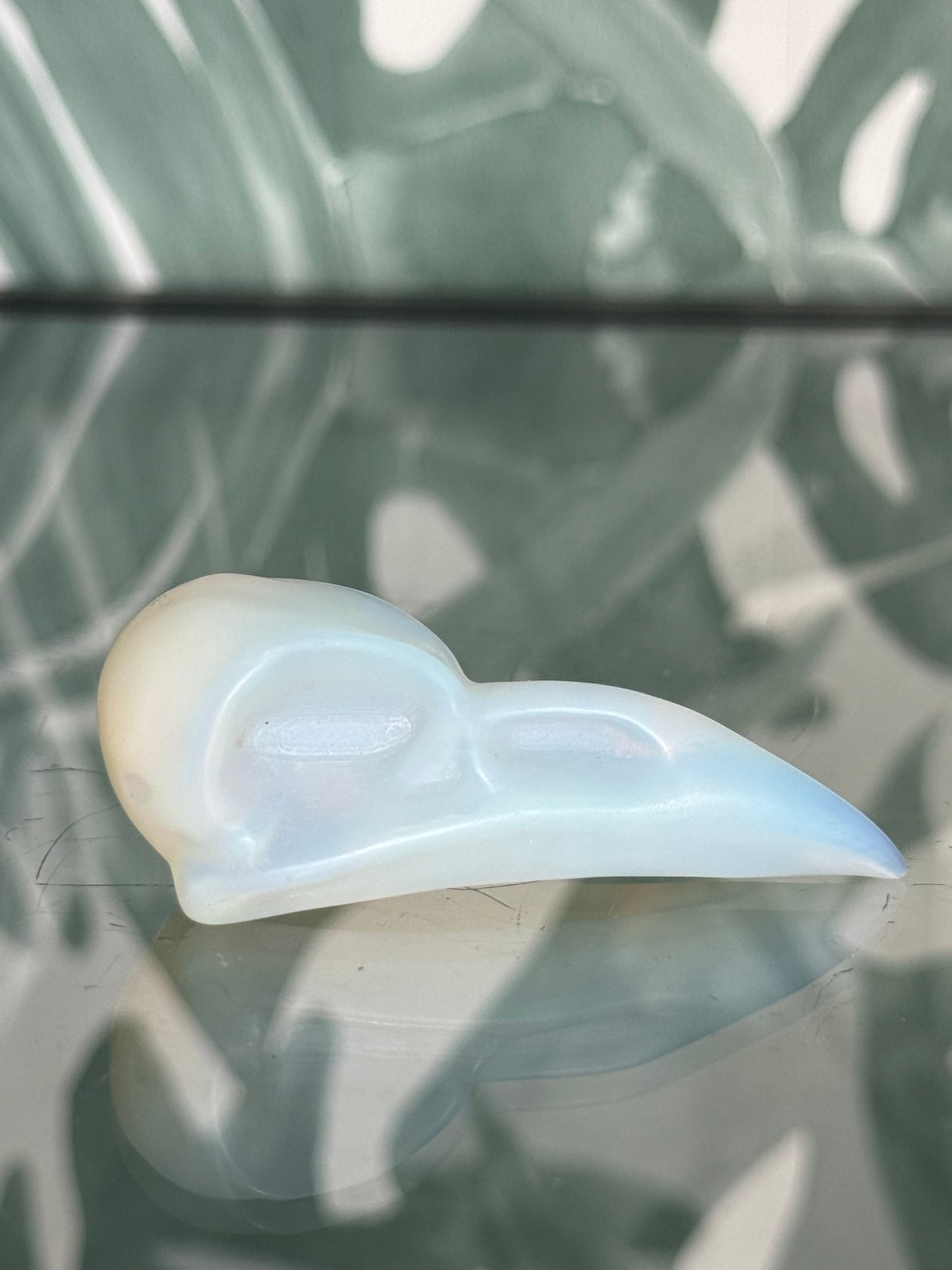 Opaliet raven skull - Inzicht & spirituele groei