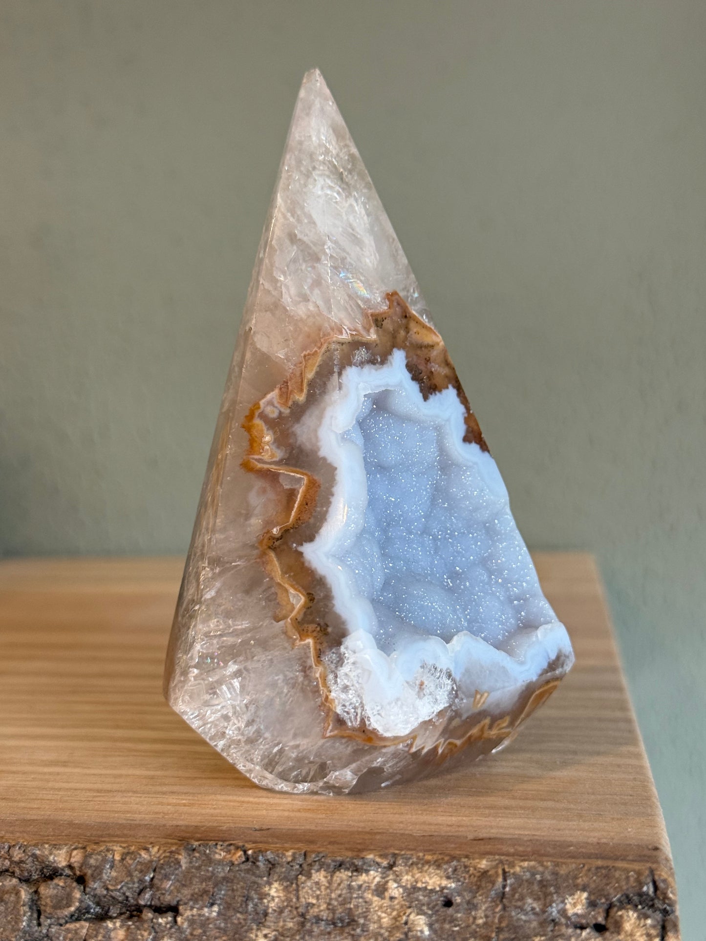 Agaat druzy toren - A kwaliteit