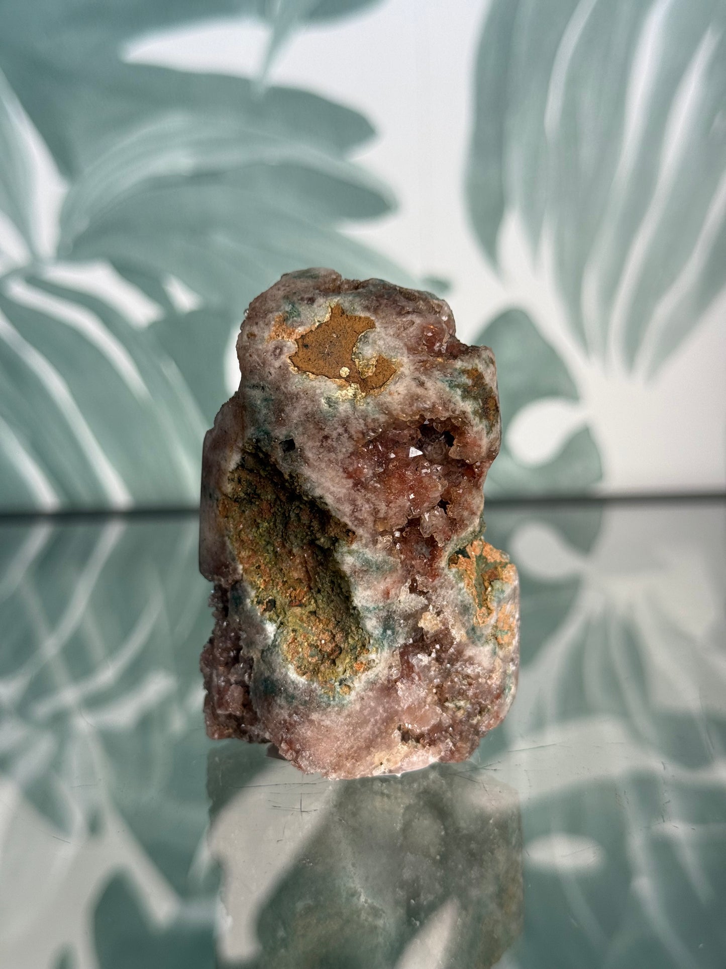 Roze amethist op standvlak - no.194