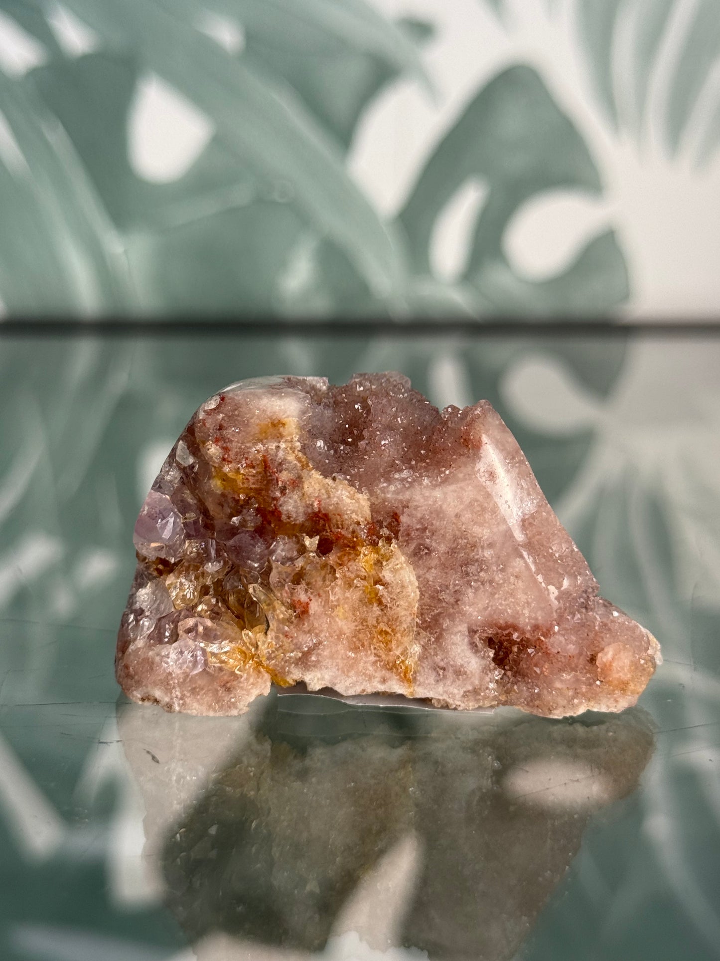 Roze amethist op standvlak - no.195