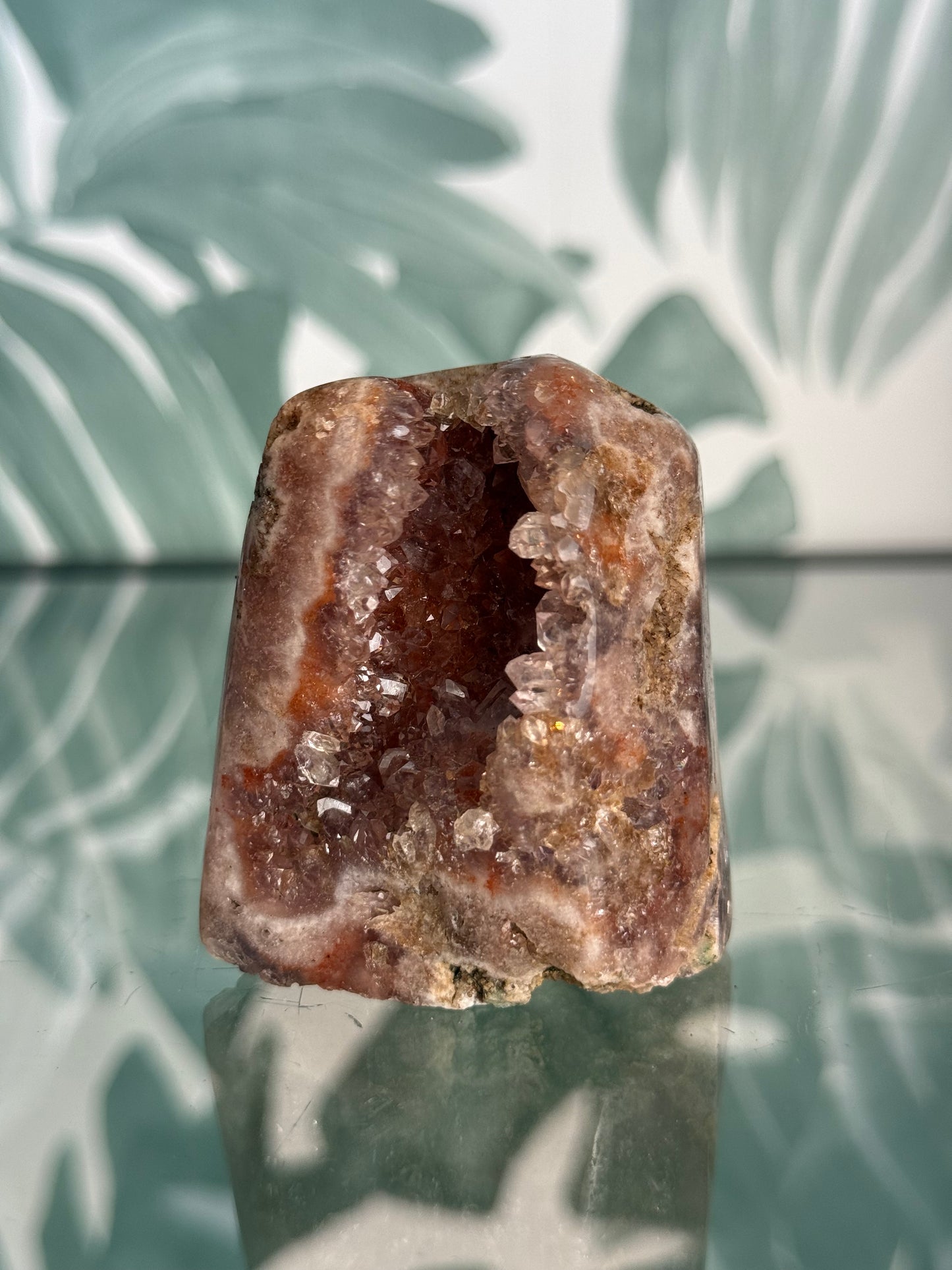 Roze amethist op standvlak - no.197